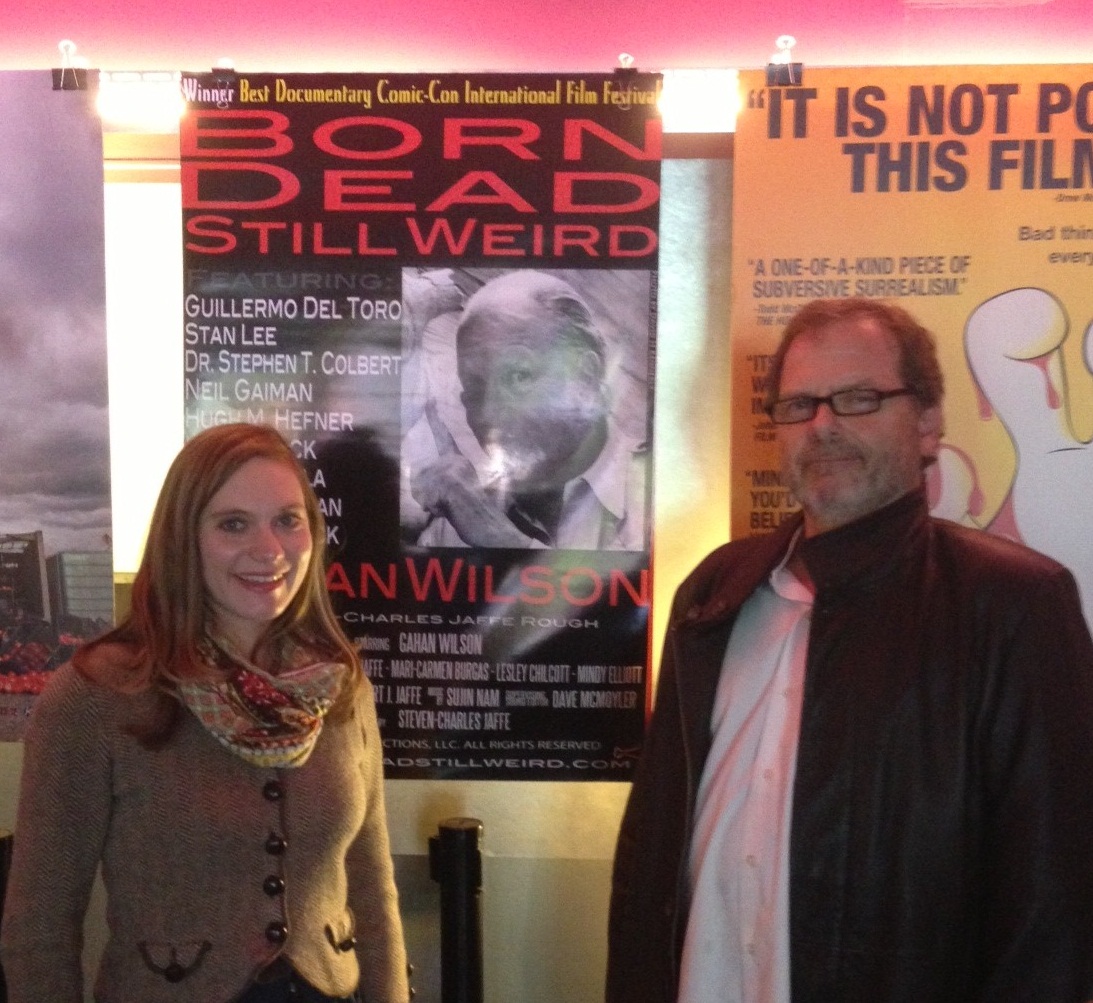 Director Steven-Charles Jaffe and me at the IFC Center in NYC
